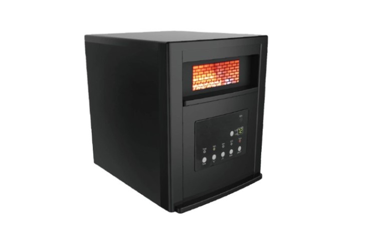 6 - element infrared heater with front air intake