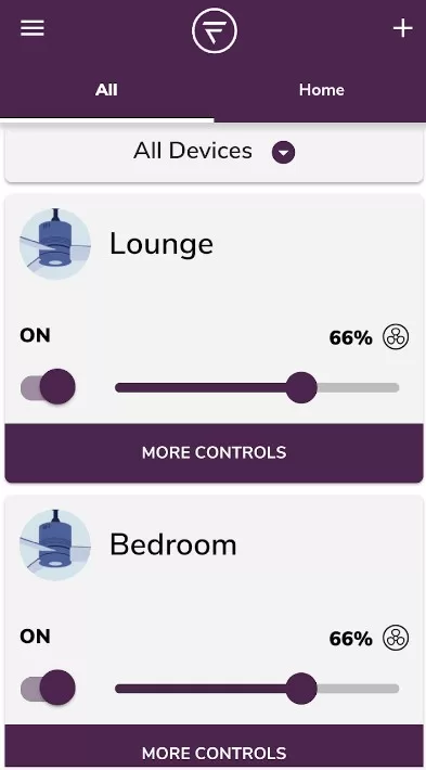 Fansync app by Fanimation