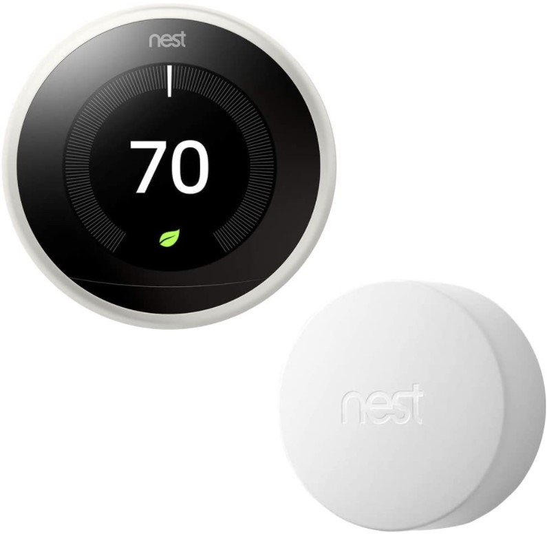 Nest Learning Thermostat with a remote sensor