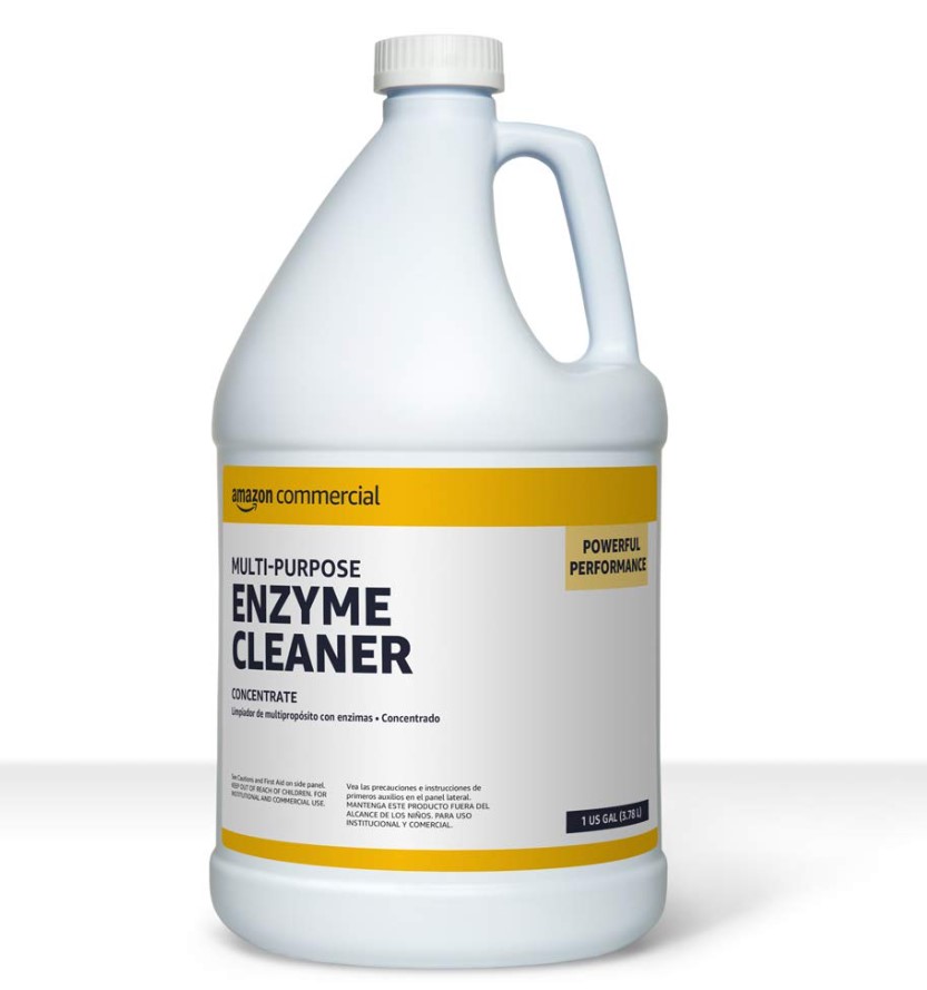 Protease enzyme cleaner