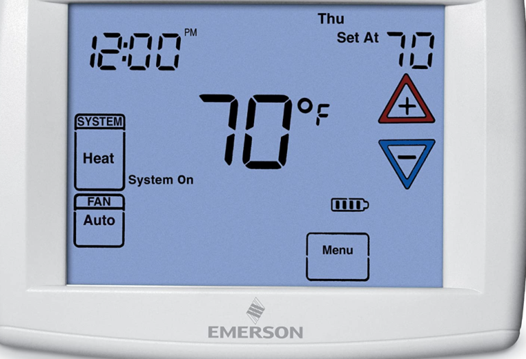 How to lock or unlock an Emerson thermostat CleanCrispAir