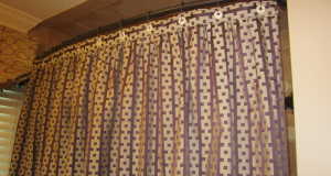 plastic shower curtain